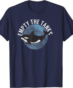 Empty The Tanks Killer Whale Orca T-Shirt