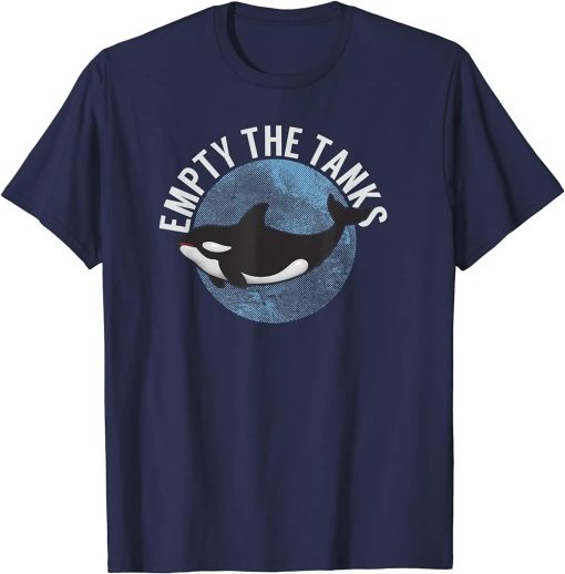 Empty The Tanks Killer Whale Orca T-Shirt