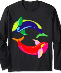 Killer Whale Lover Gifts Womens Orca Killer whales Mens Long Sleeve T-Shirt