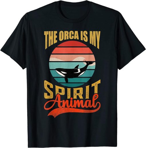 The Orca Is My Spirit Animal - Vintage Killer Whale T-Shirt